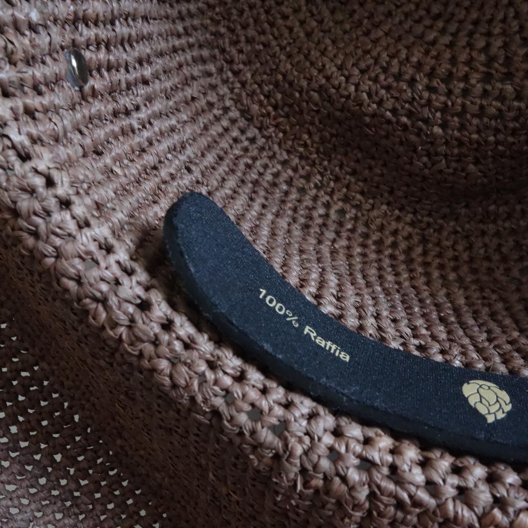 美品 HELEN KAMINSKI ヘレンカミンスキー ラフィアハット