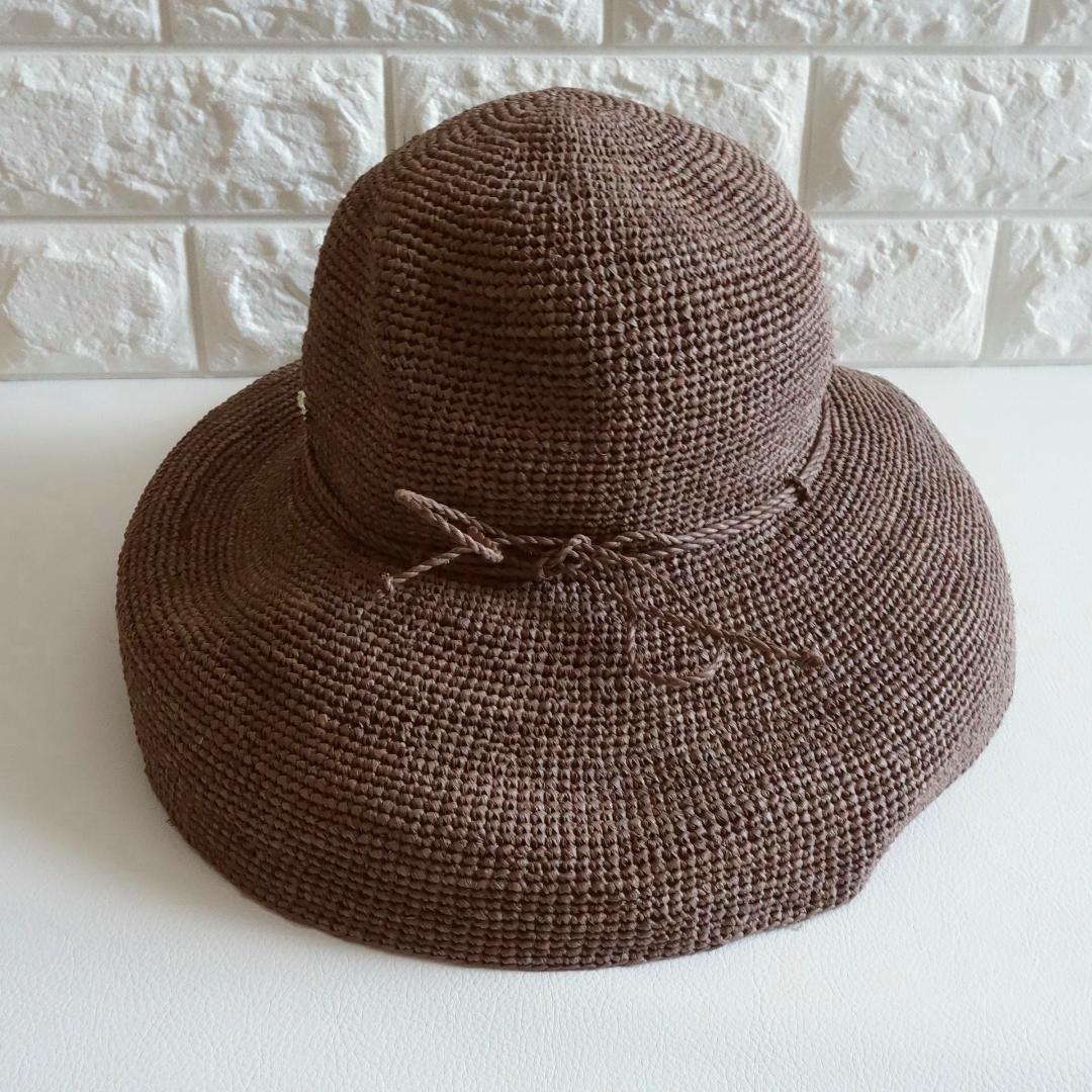 美品 HELEN KAMINSKI ヘレンカミンスキー ラフィアハット