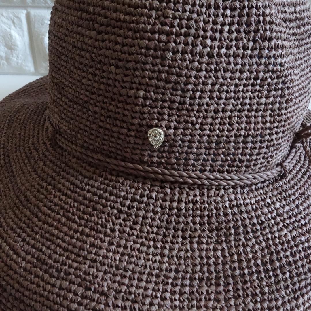 美品 HELEN KAMINSKI ヘレンカミンスキー ラフィアハット