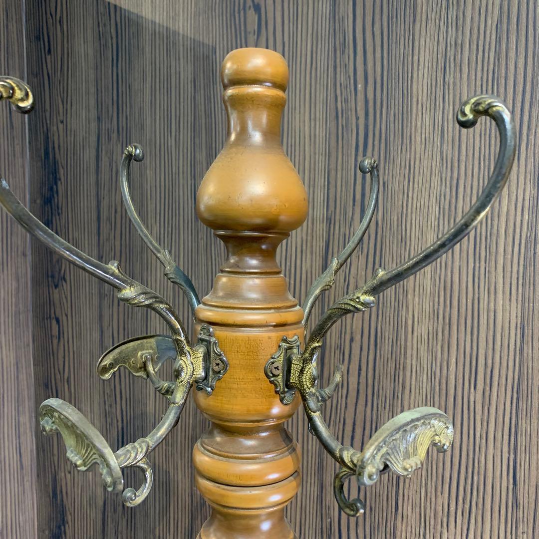 アンティーク　コートかけ