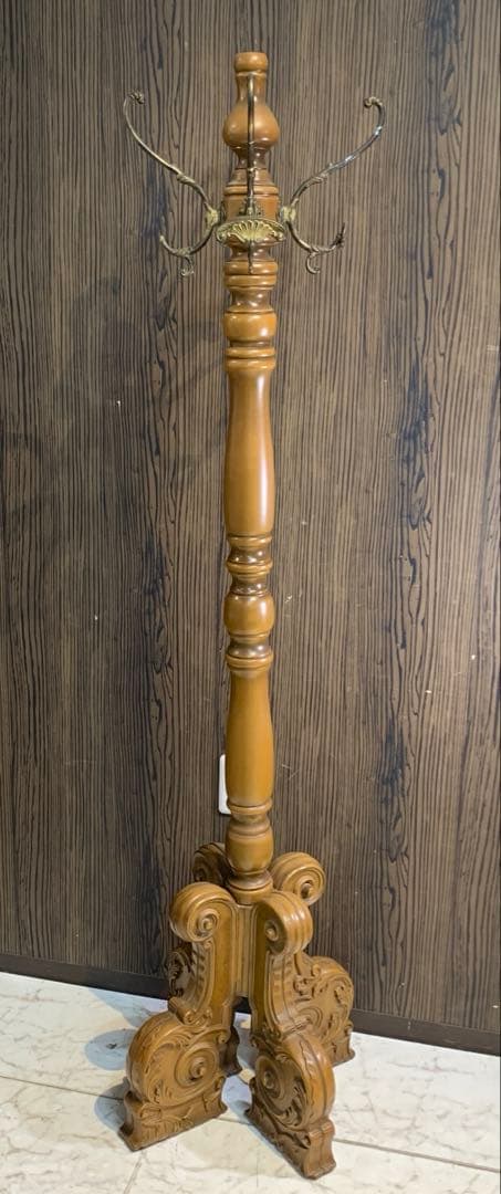 アンティーク　コートかけ