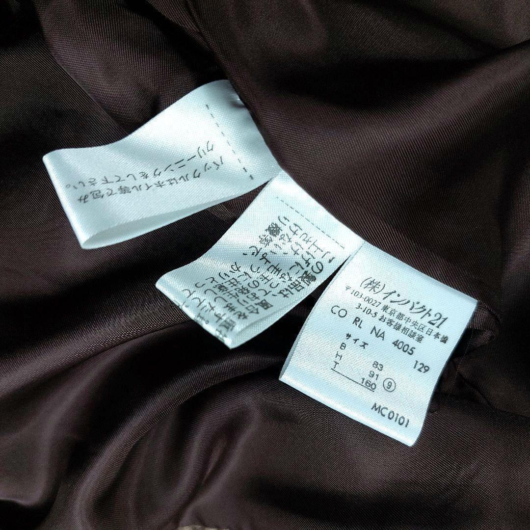 未使用級 ラルフローレン ツイード ヘリンボーン　肉厚ウール ダブルロングコート