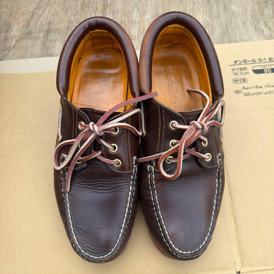 美品 timberland 3eye アメカジ バイカー　ティンバーランド