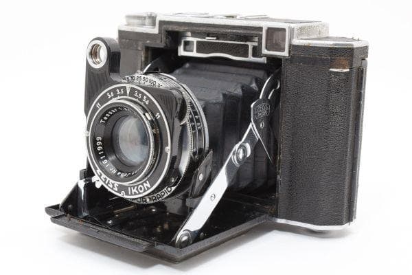 蛇腹カメラ ZEISS IKON Super-Six#486 本革ケース付き