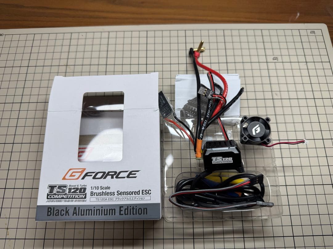 4*8様 G-Force TS120 1/10 ブラシレスESC ブラックアルミ