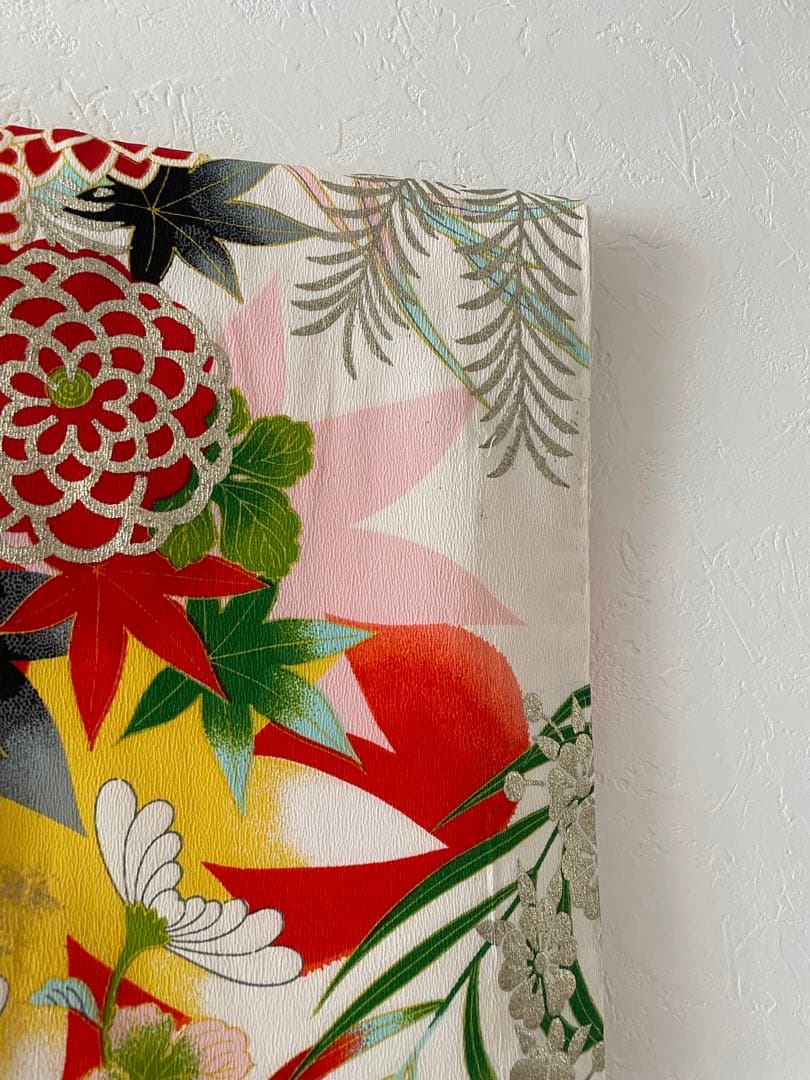 七五三　小柄な7歳さん　6歳　アンティークお着物セット