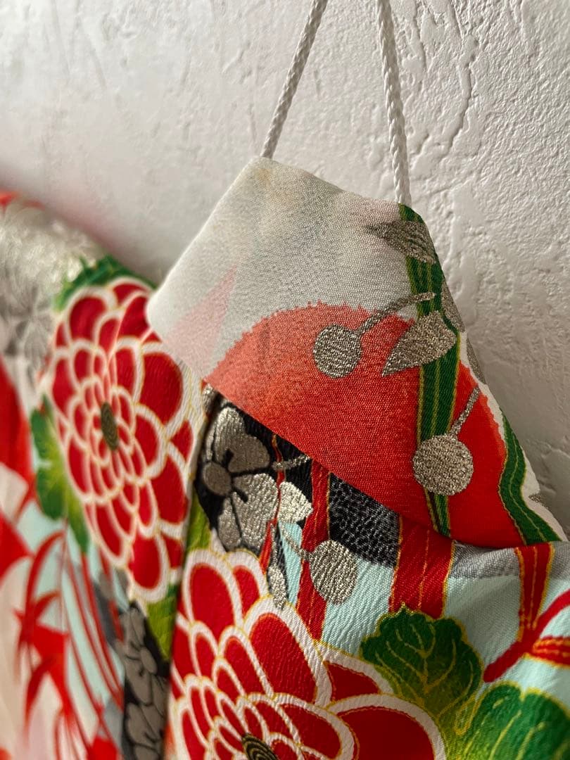 七五三　小柄な7歳さん　6歳　アンティークお着物セット