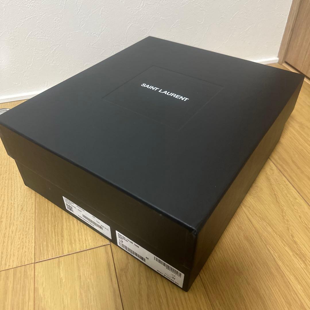 SAINT LAURENT ブラック チェルシーブーツ
