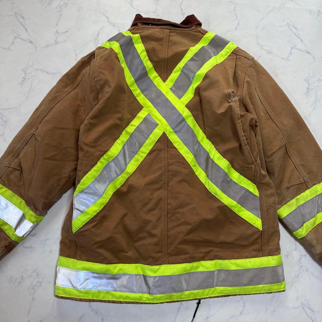 d*5様 【レア品】カーハート ダック生地 トラディショナルコート ブラウン リ