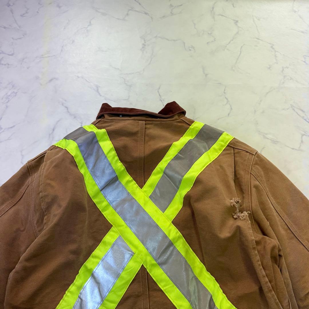 d*5様 【レア品】カーハート ダック生地 トラディショナルコート ブラウン リ