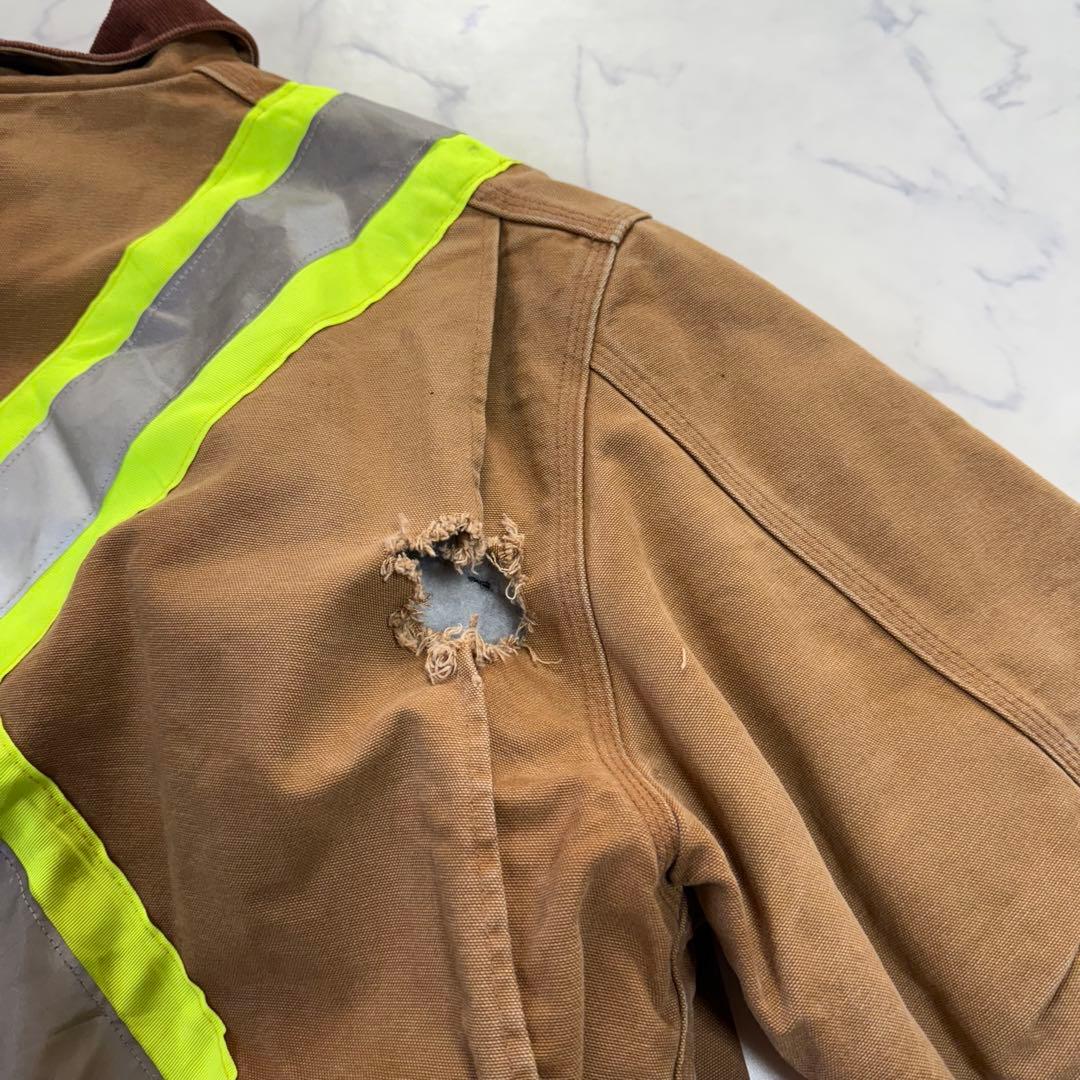 d*5様 【レア品】カーハート ダック生地 トラディショナルコート ブラウン リ