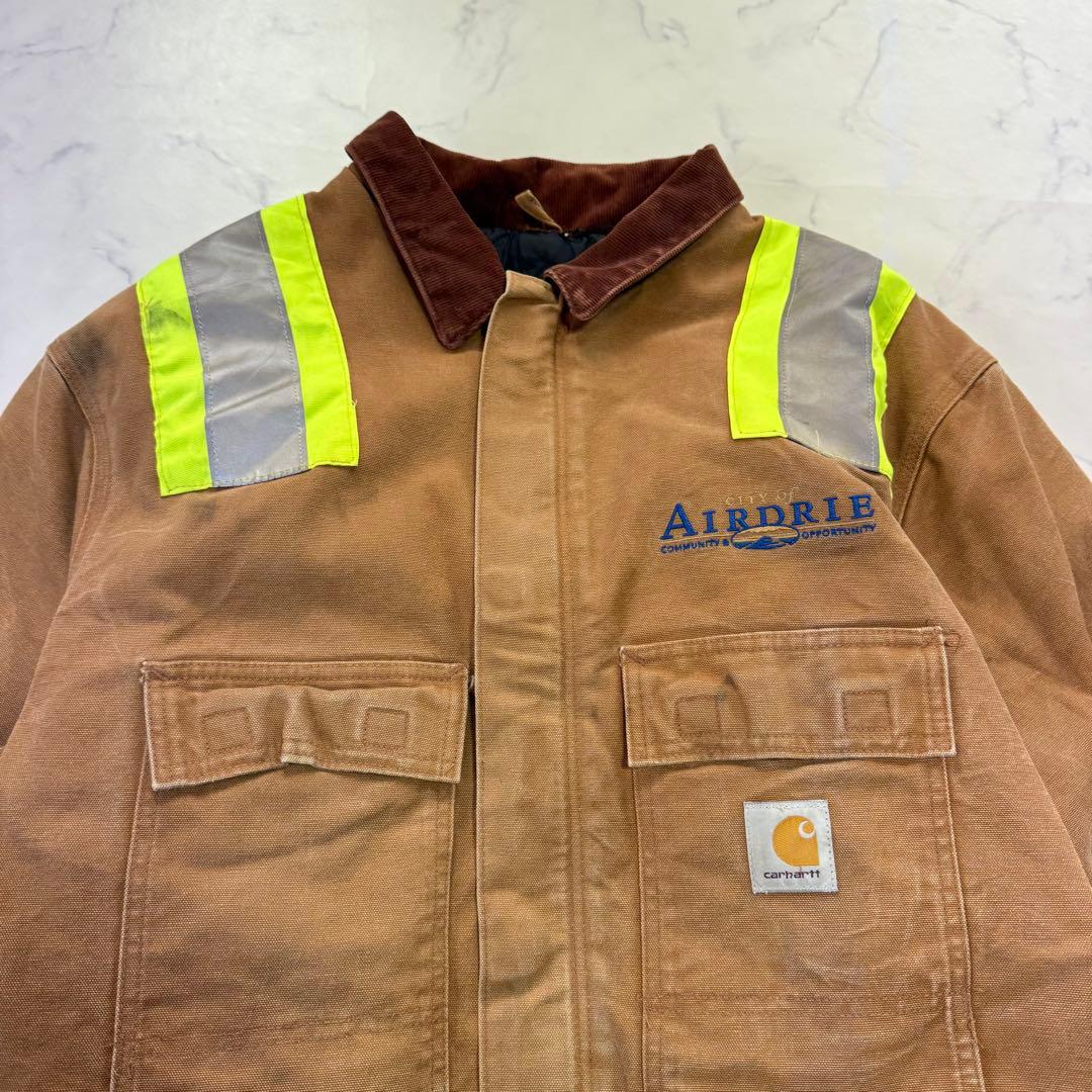 d*5様 【レア品】カーハート ダック生地 トラディショナルコート ブラウン リ