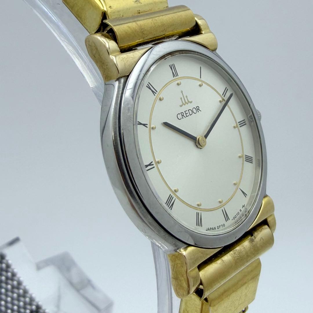 【稼働品】SEIKO セイコー クレドール 18K クォーツ レディース 腕時計