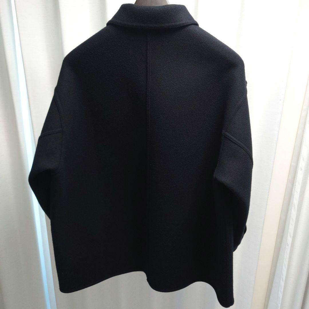 【新品】H BEAUTY&YOUTH メルトンカバーオール 黒 XS