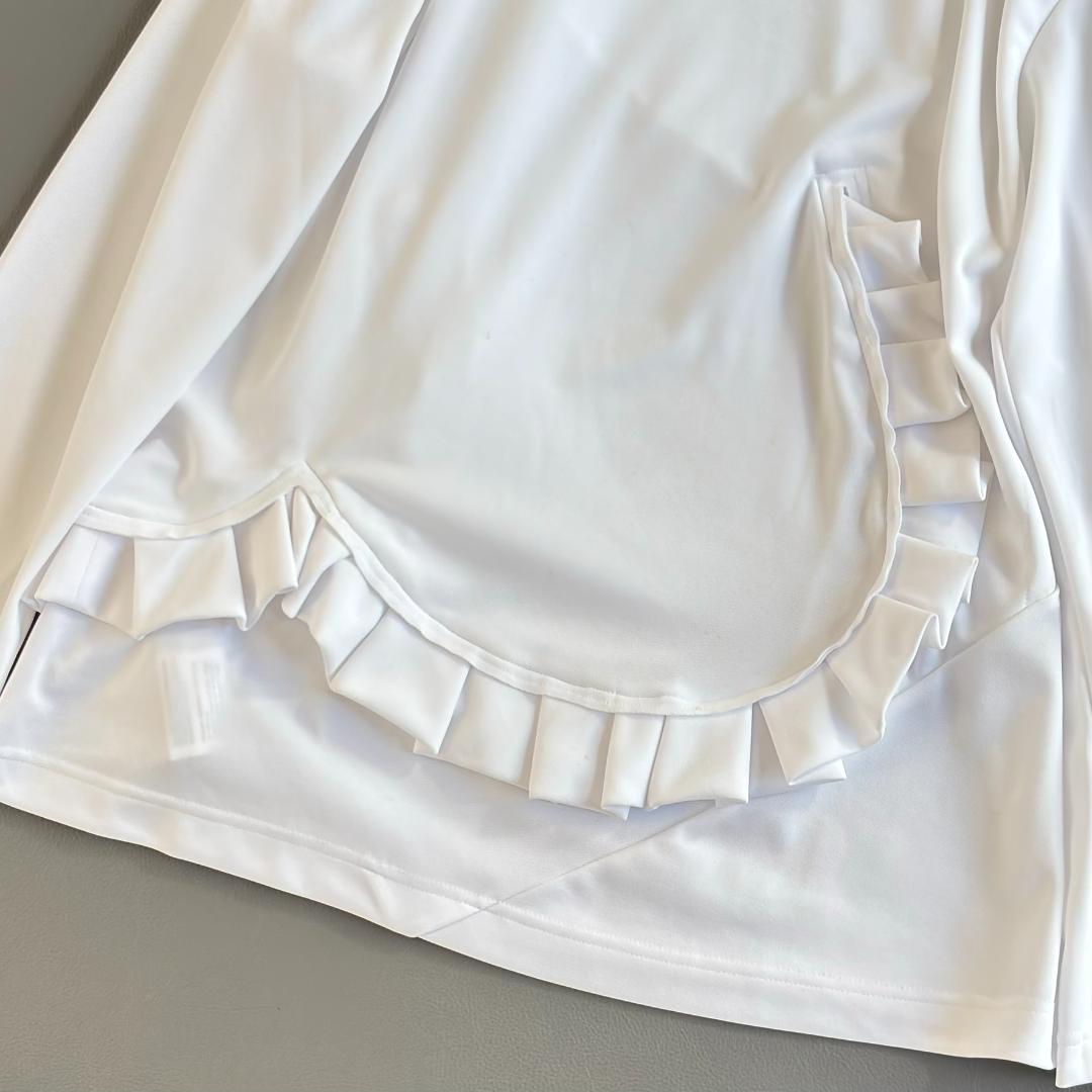 美品♪コムデギャルソン フリル アシンメトリー 長袖 カットソー S ty8
