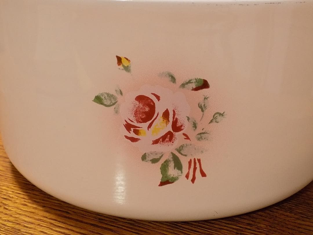 imane イマン　プリンセスローズ　ホーロー　丸缶大