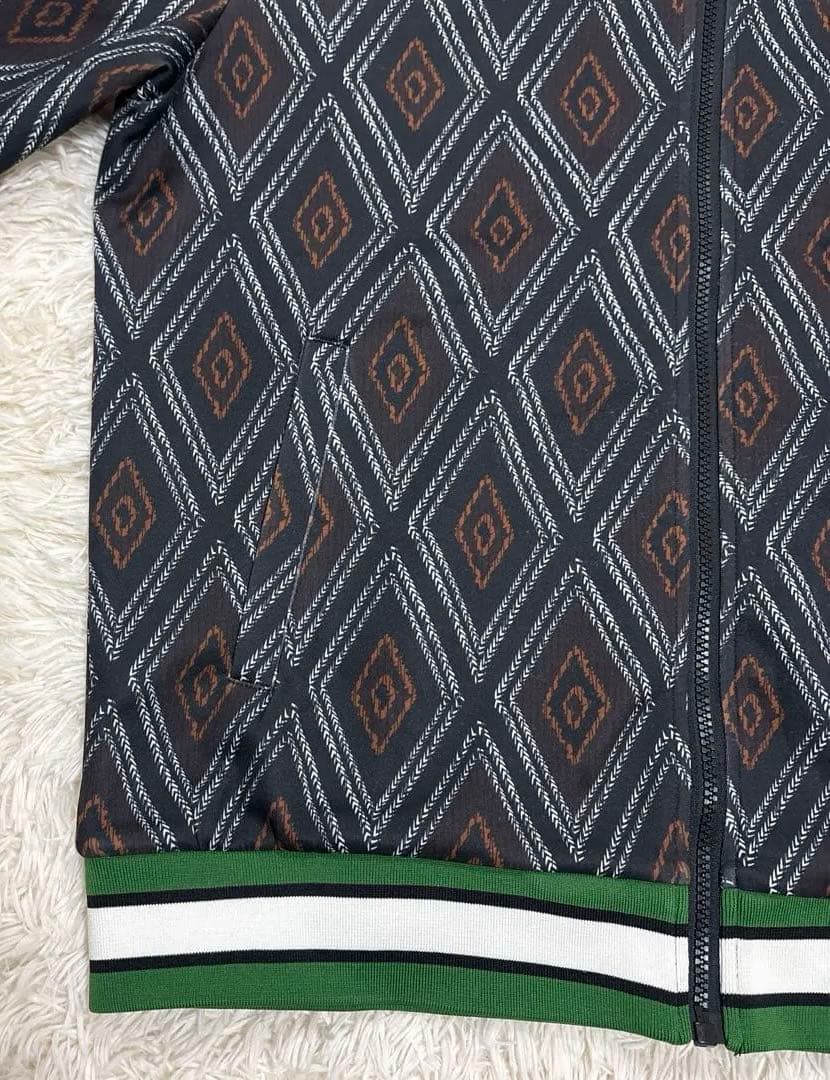 ザラ　ZARAジャージ　総柄　トラックジャケット　上下セットアップ　XL