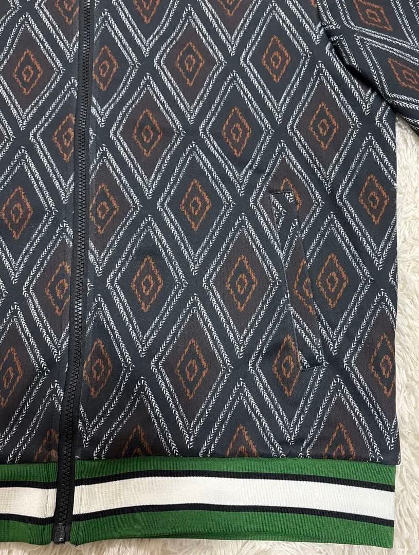 ザラ　ZARAジャージ　総柄　トラックジャケット　上下セットアップ　XL