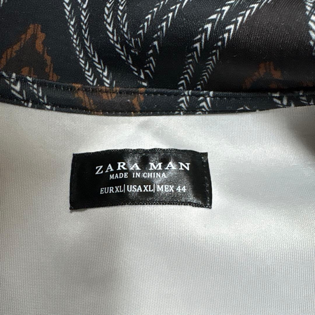 ザラ　ZARAジャージ　総柄　トラックジャケット　上下セットアップ　XL