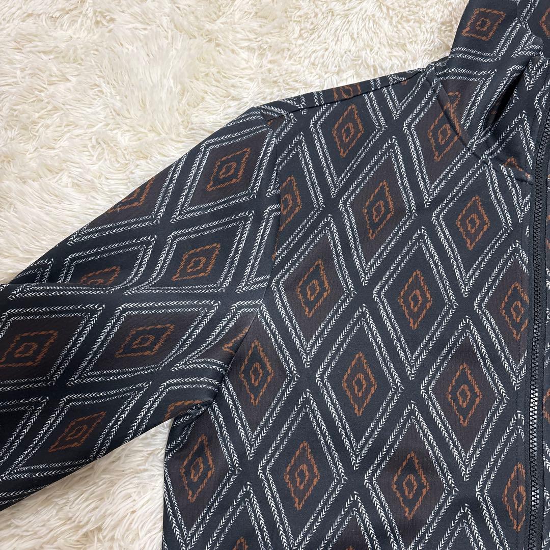 ザラ　ZARAジャージ　総柄　トラックジャケット　上下セットアップ　XL