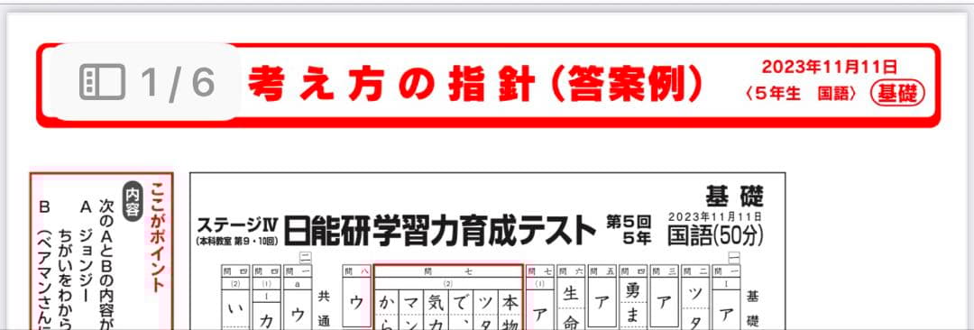 日能研5年生　2023年度育成テスト　前期&後期&春夏冬講習特別テストフルセット