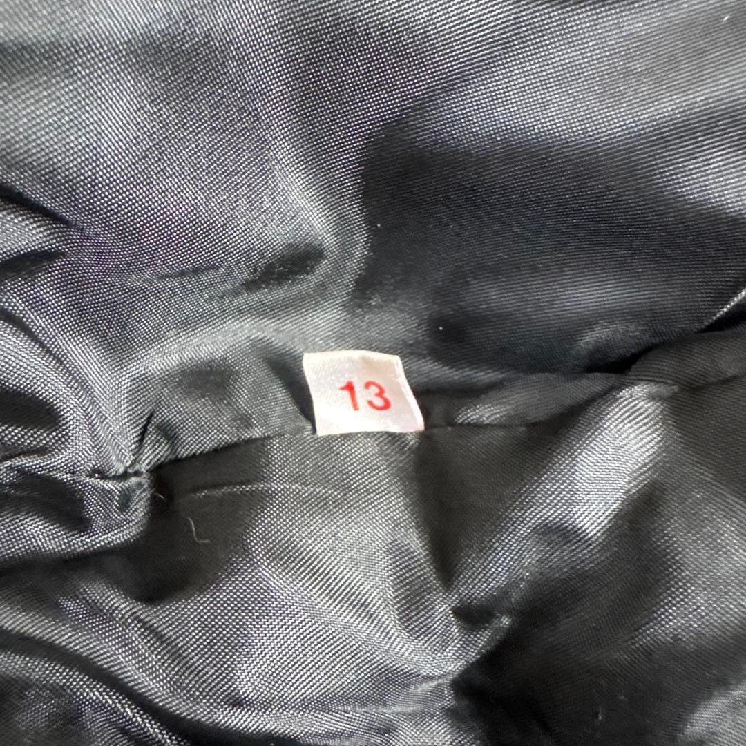 ファーコート 毛皮 ミンク ブラック リアルファー 13号