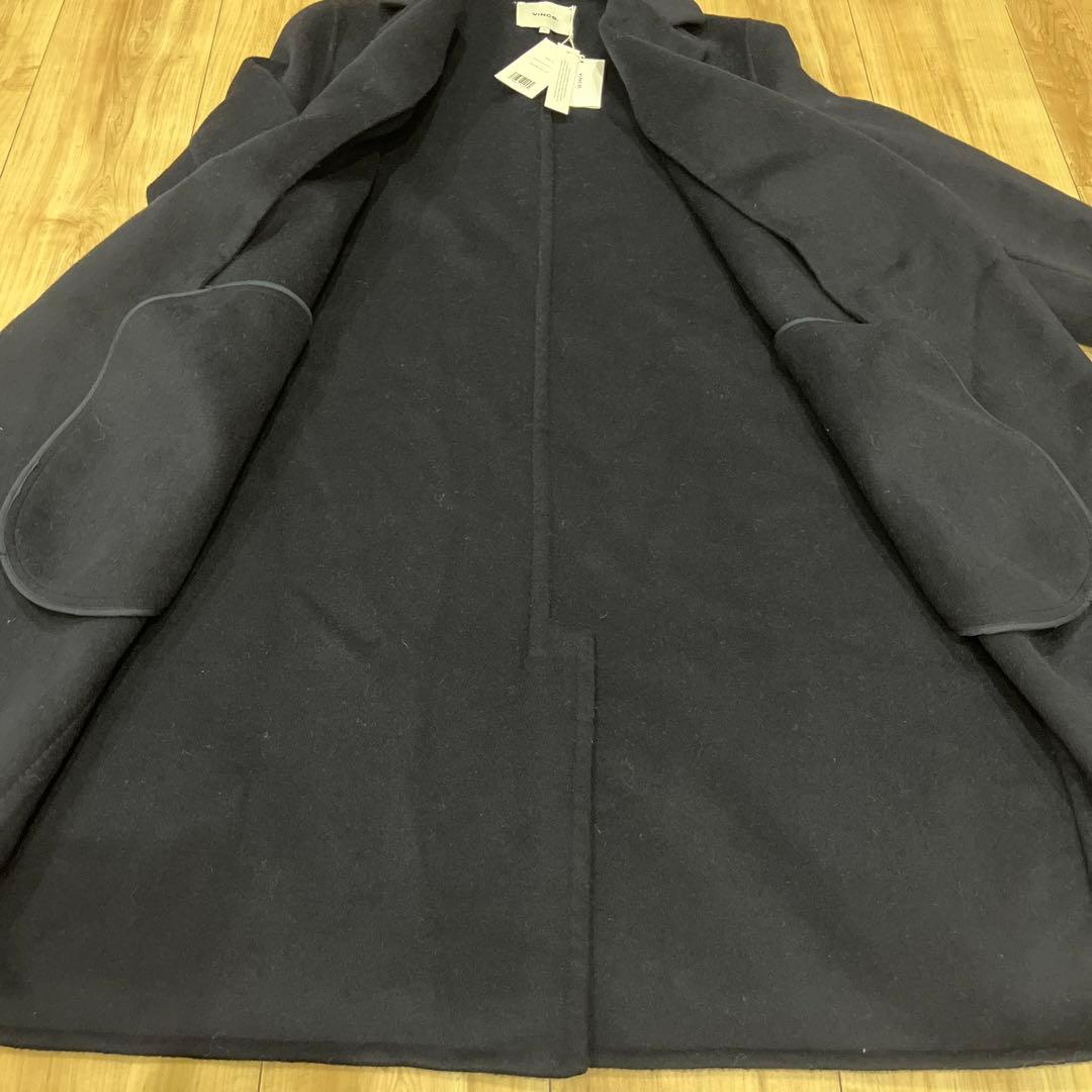 新品 vince. シングルコート ノーカラーコート