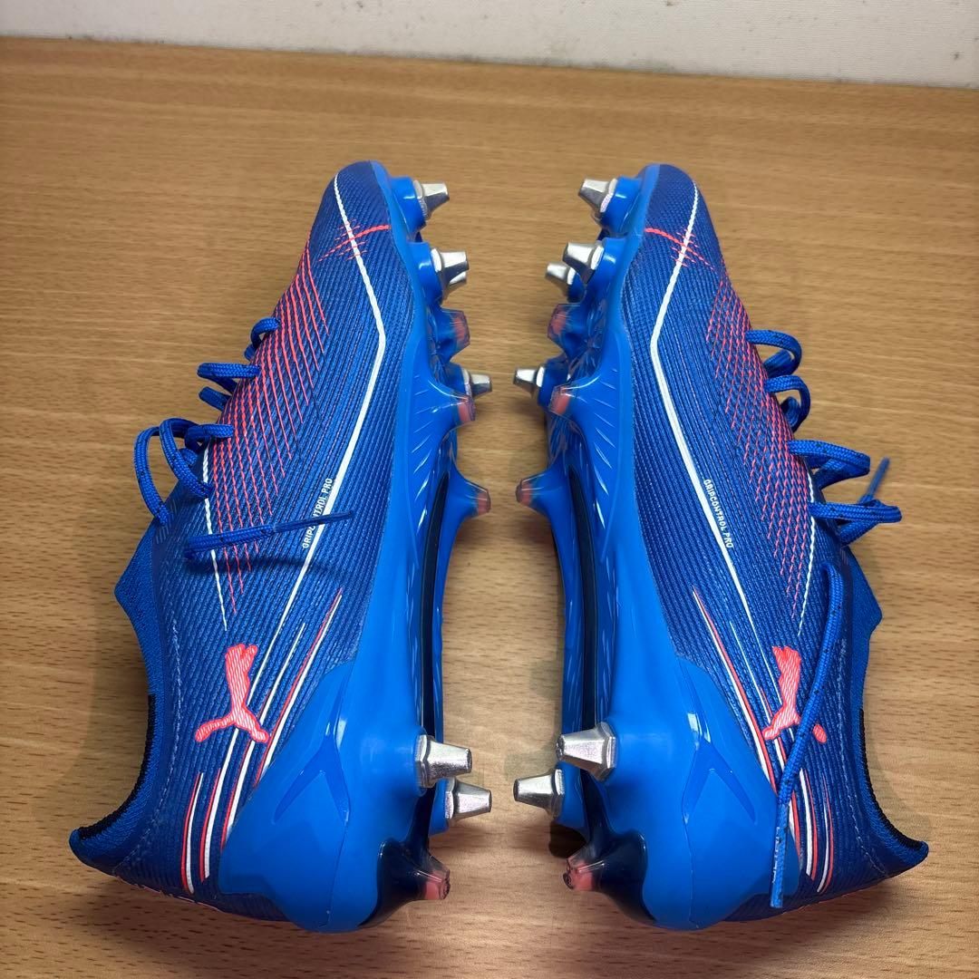 Puma アルティメット6 SG サッカースパイク取替式 ブルー/オレンジ