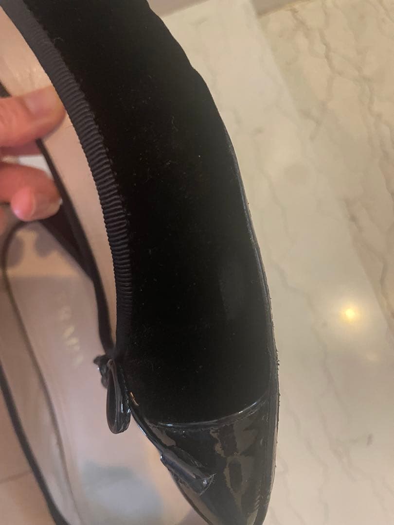 PRADA バレエシューズ ブラック