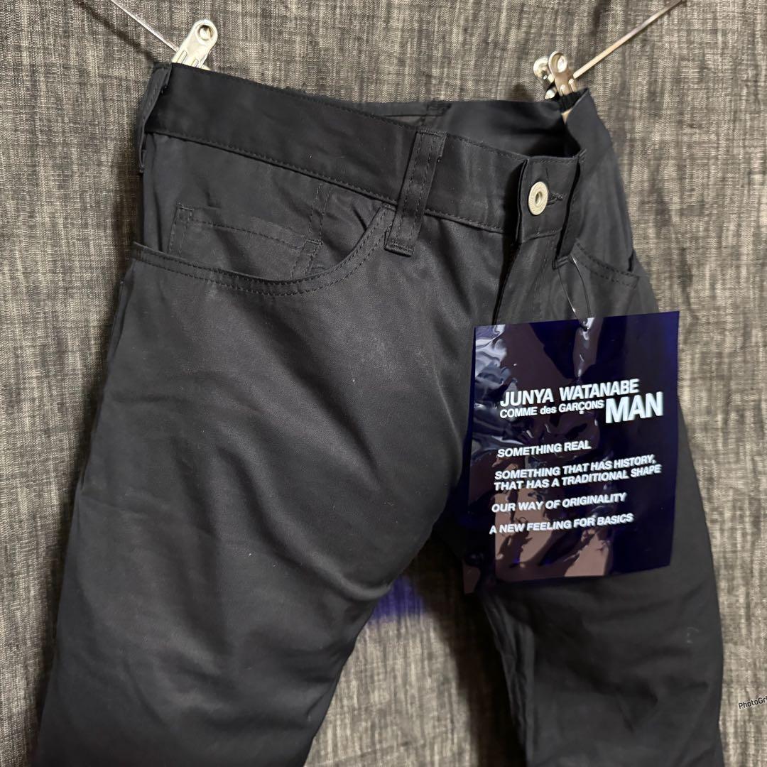 COMME des GARCONS シンチバックブラックパンツ　YKK Y2K