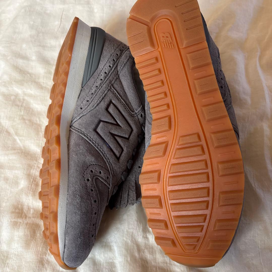 ☆New Balance 966 グレー スエード スニーカー☆