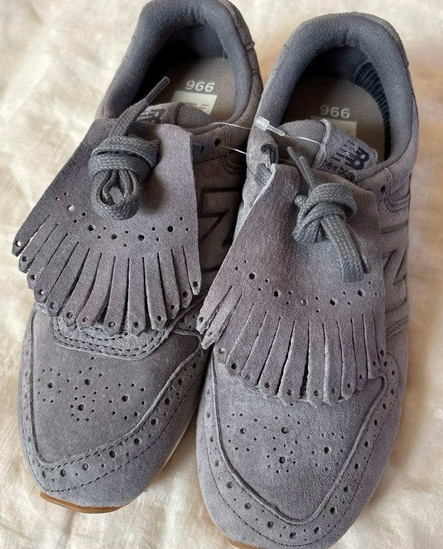 ☆New Balance 966 グレー スエード スニーカー☆
