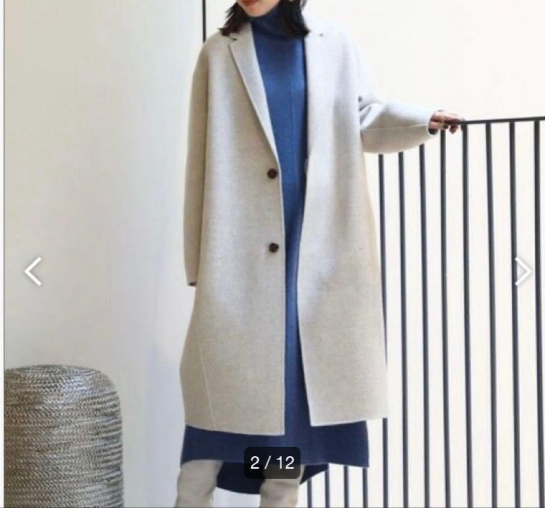 GALERIE VIE ライトメルトンチェスターコート