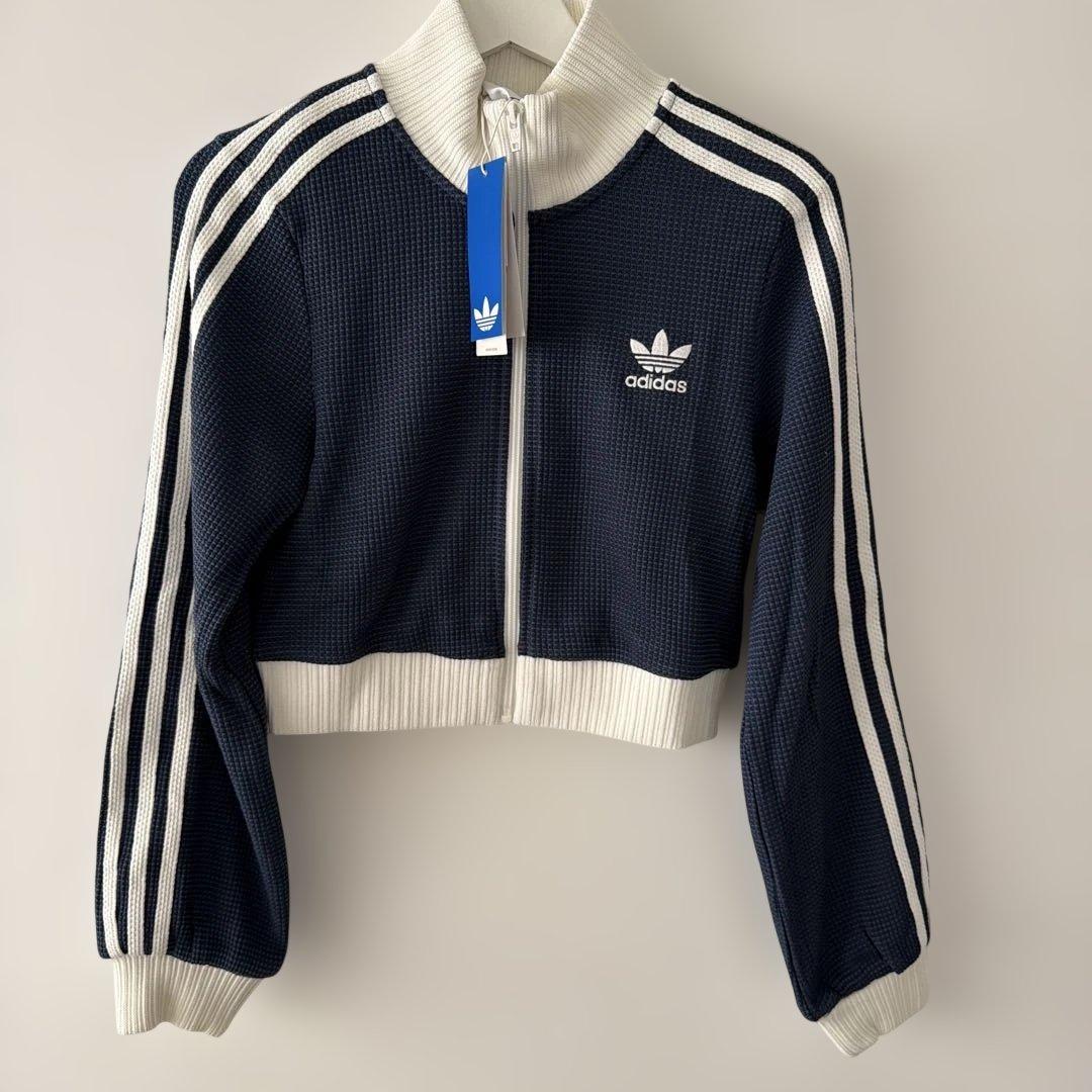アディダス　クロップ トラックトップ（ジャージ）　S