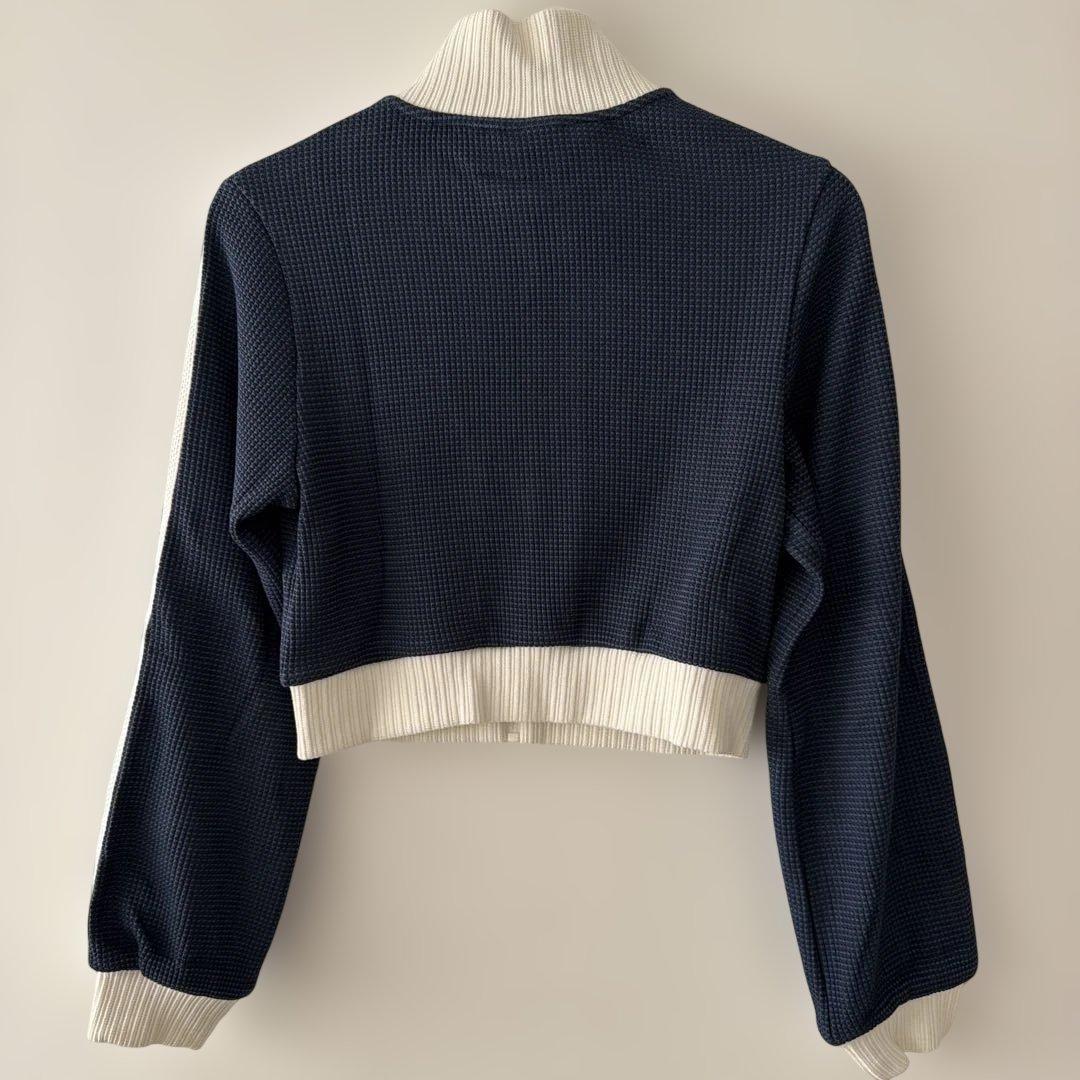 アディダス　クロップ トラックトップ（ジャージ）　S