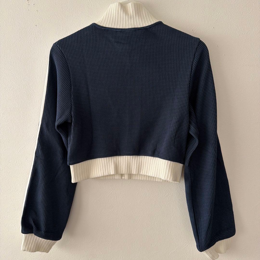 アディダス　クロップ トラックトップ（ジャージ）　S