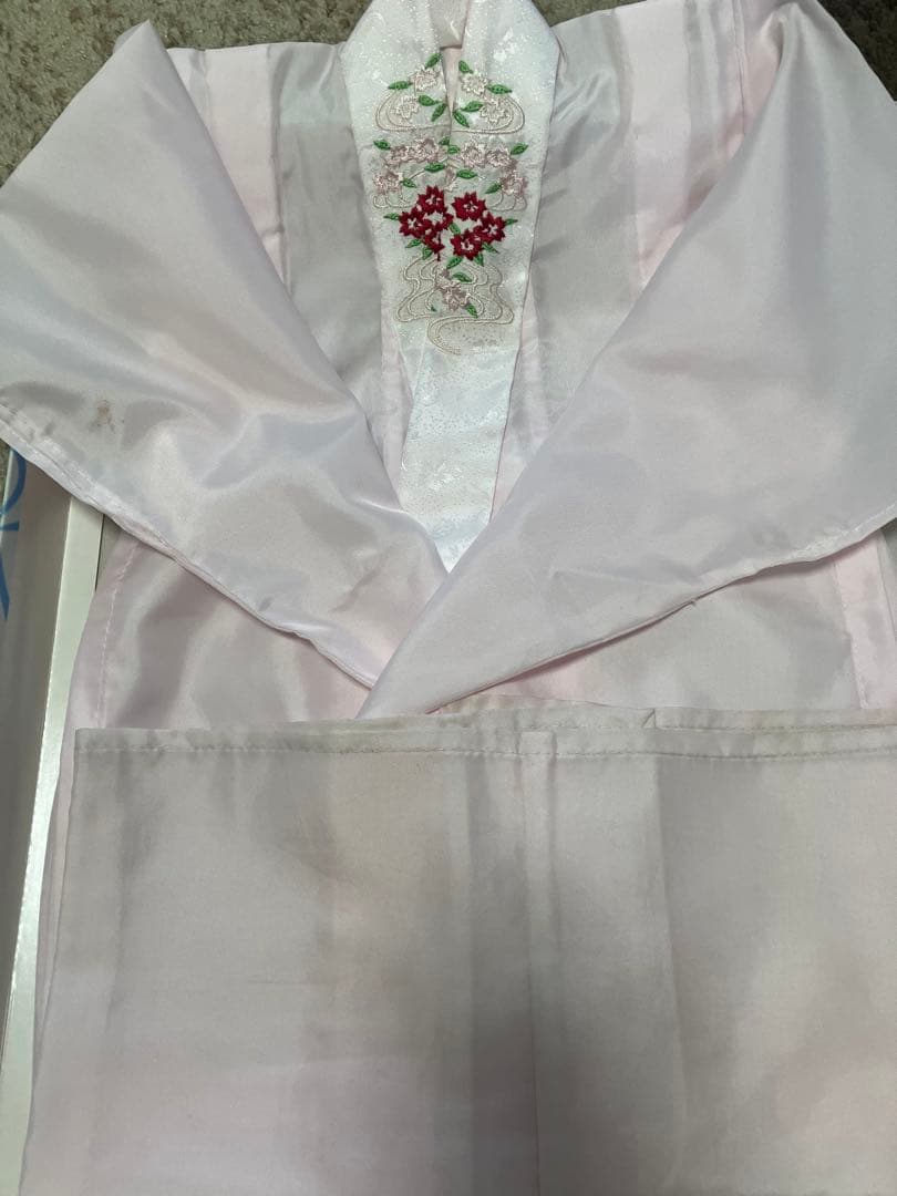 七五三 着物セット 花柄 100%絹　女の子　花ひめ