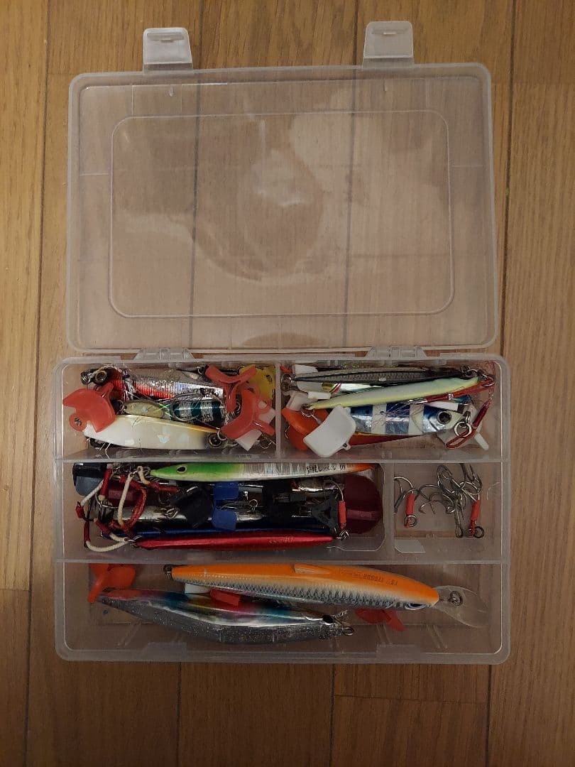 【オリカラ未使用Gコン、マキマキ有】ショアジキメタルジグ、メタルバイブ等計21個