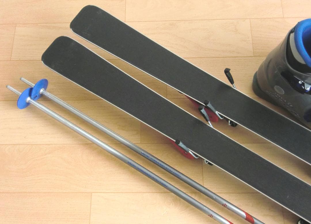 ■■送料無料■swallow■子供用スキー4点セット■板120/靴23■WAX■