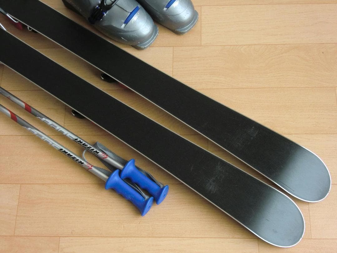 ■■送料無料■swallow■子供用スキー4点セット■板120/靴23■WAX■