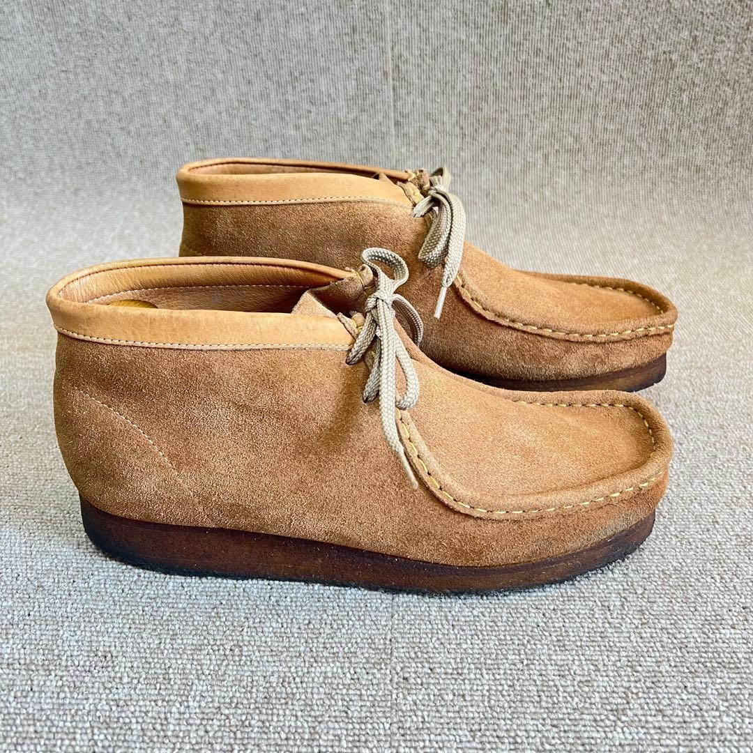 クラークス ワラビー Clarks ライトブラウン スエード UK7.5