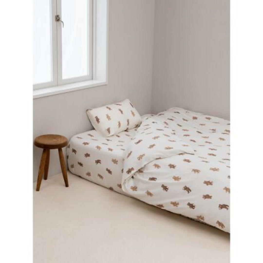 ジェラートピケSleep ベア柄3点SETセミダブル 寝具