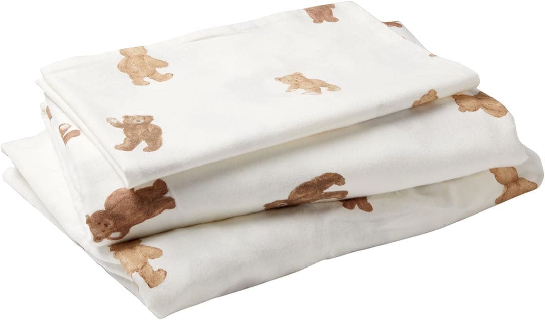 ジェラートピケSleep ベア柄3点SETセミダブル 寝具