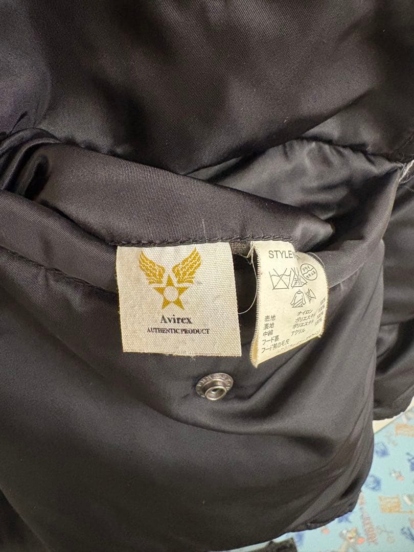 AVIREX アビレックス　ブラック N3B ミリタリージャケット Lサイズ