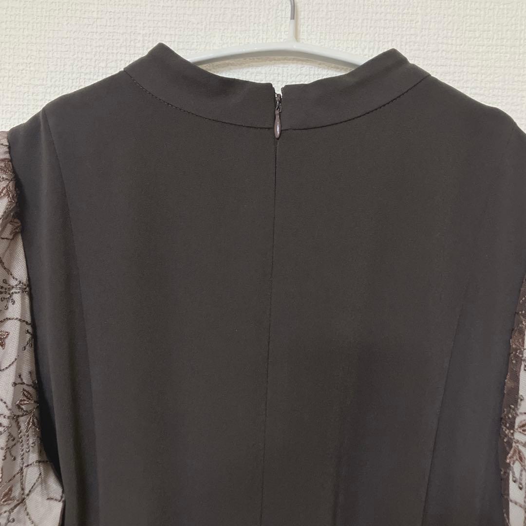 完売品　美品　刺繍 シアー トライアングルデザイン エンブロイダリー ワンピース