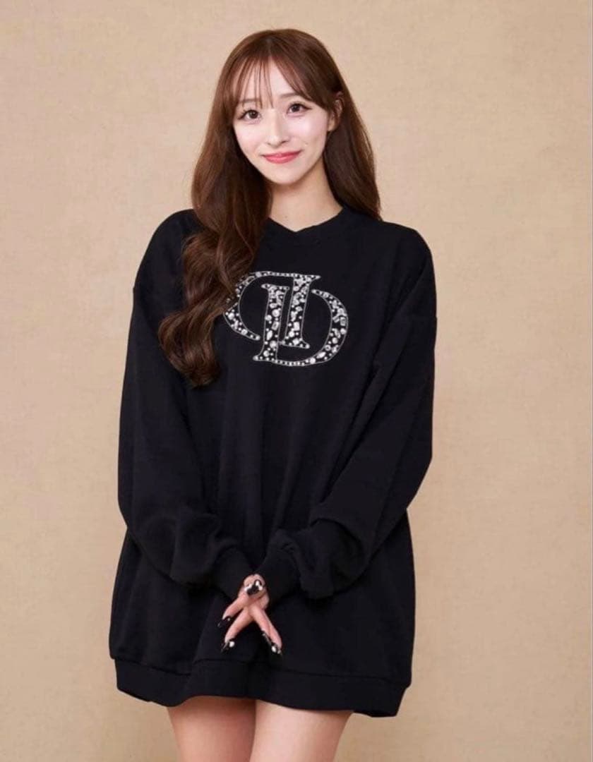 darich DD ロゴビジュープルオーバーブラック