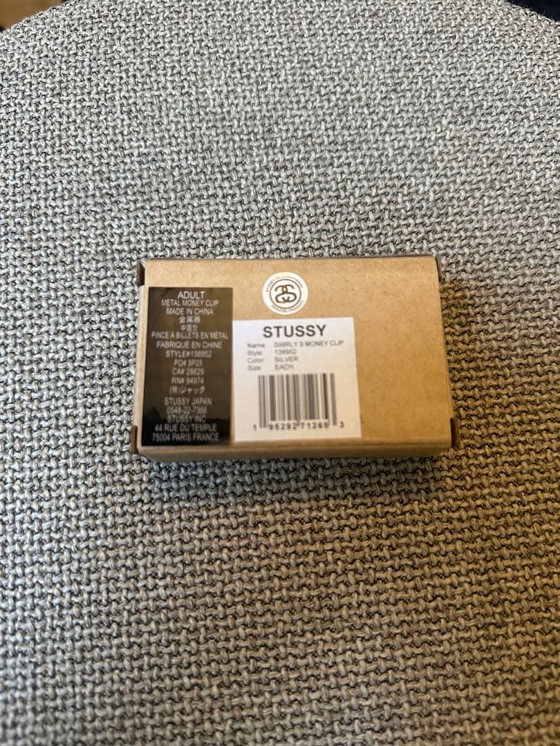 完売品　STUSSY SWIRLY S MONEY CLIP マネークリップ
