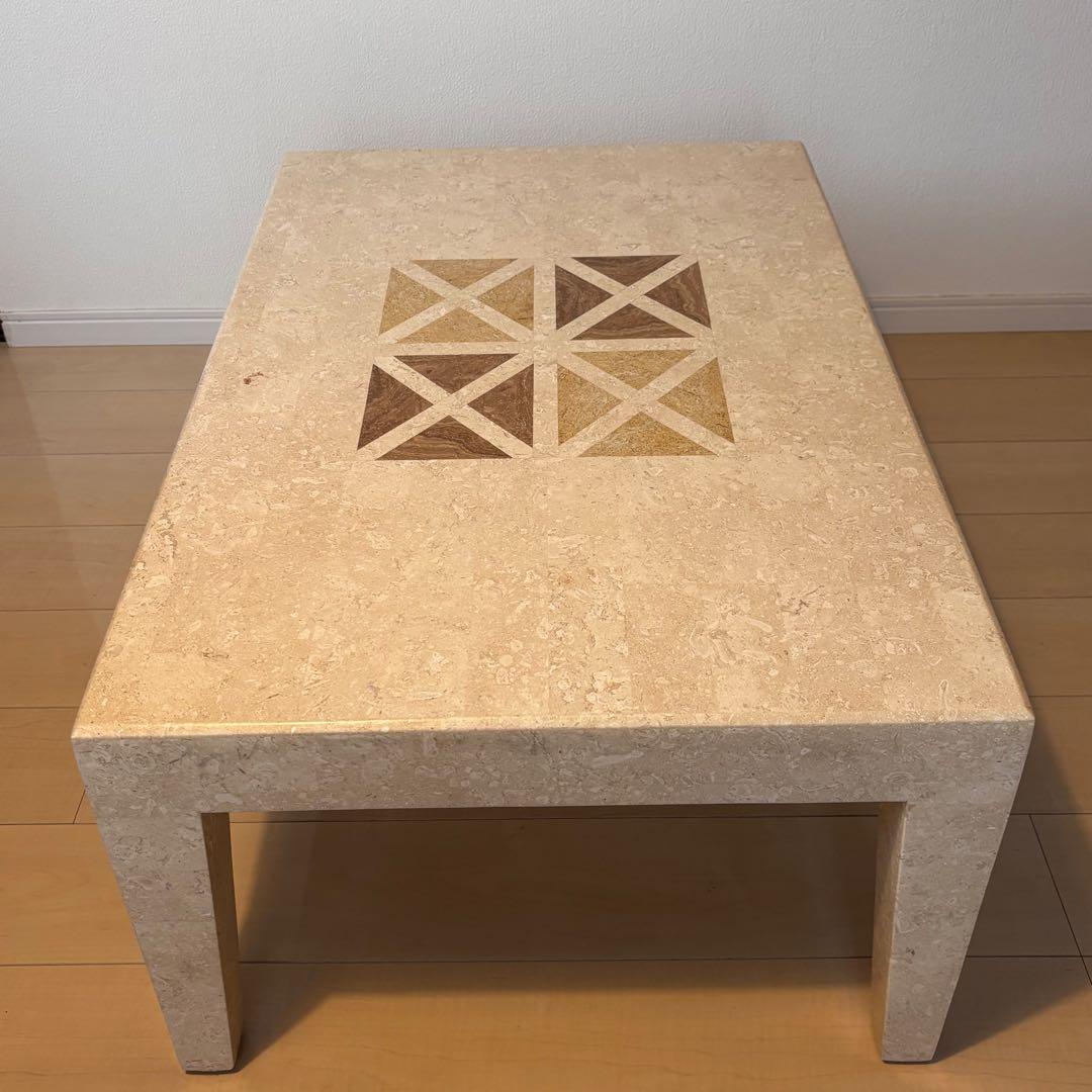 【送料込】大理石調 センターテーブル マーブル柄 コーヒーテーブル