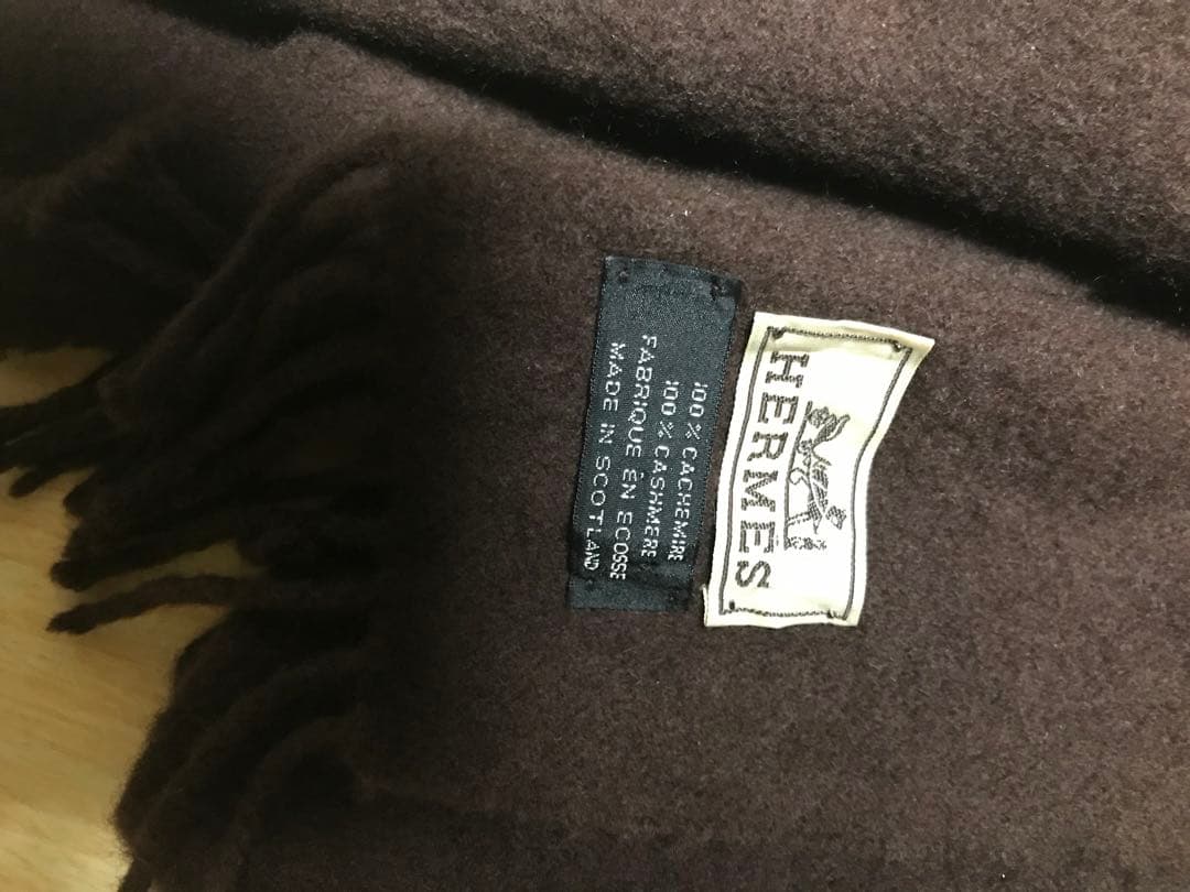 HERMÈS ブラウン マフラー