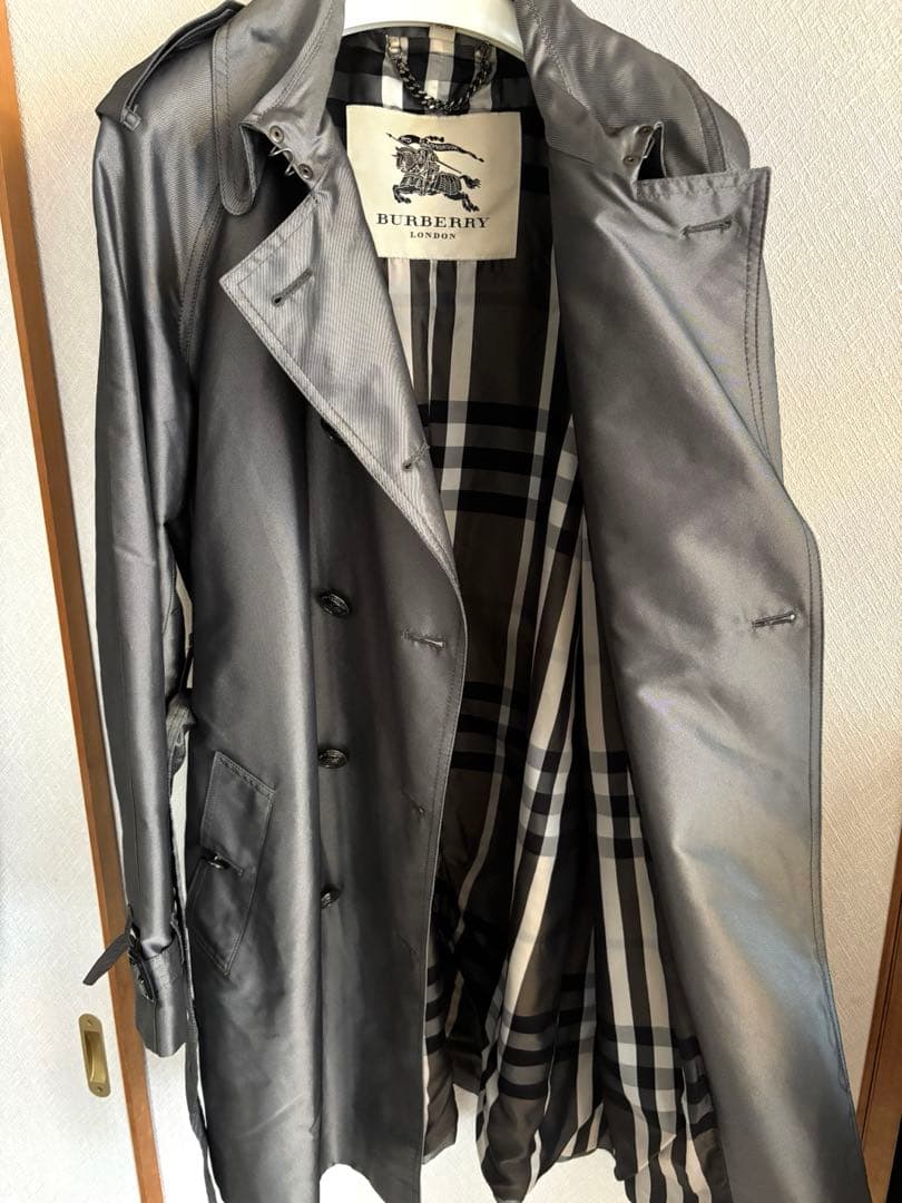 美品　BURBERRY LONDON 希少　トレンチコート　レディース